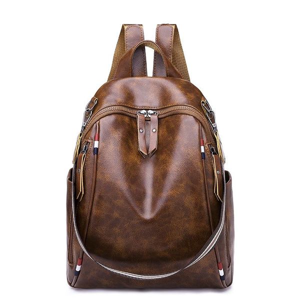 backpack korean version retro women's soft leather preppy multifunctional large capacity travel one-shoulder bag
backpack korean version retro women's soft leather preppy multifunctional large capacity travel one-shoulder bag