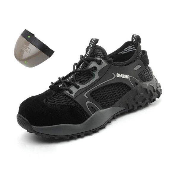 boots indestructible shoes men work safety with steel toe cap industry puncture-proof lightweight breathable sneakers, Black
boots indestructible shoes men work safety with steel toe cap industry puncture-proof lightweight breathable sneakers, Black