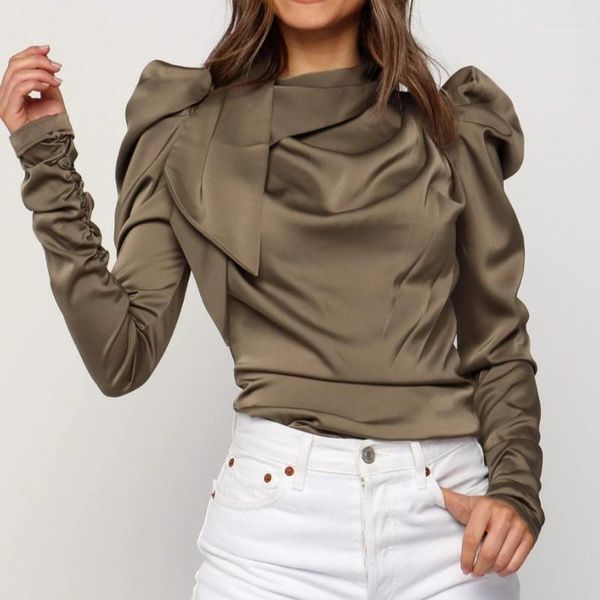 women's blouses & shirts dihope trendy womens turtleneck spring ruffle long puff sleeve 2021 business lady all-matching blusa mujer, White
women's blouses & shirts dihope trendy womens turtleneck spring ruffle long puff sleeve 2021 business lady all-matching blusa mujer, White