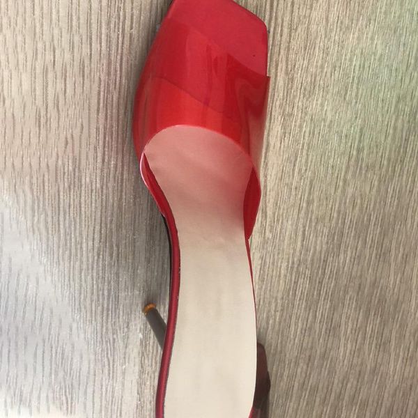 woman slippers summer square heels solid peep toes ladies shoes sewing lacquered non slip 2021 woman's slides comfortable, Black
woman slippers summer square heels solid peep toes ladies shoes sewing lacquered non slip 2021 woman's slides comfortable, Black