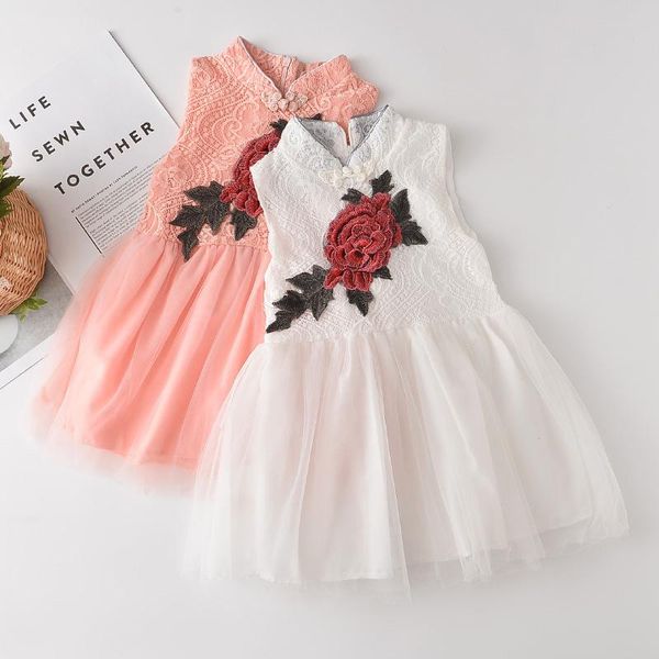 girl's dresses girls princess dress kids girl flowers embroidery clothing sleeveless children mesh patchwork vestidos, Red;yellow
girl's dresses girls princess dress kids girl flowers embroidery clothing sleeveless children mesh patchwork vestidos, Red;yellow