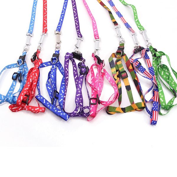 pet printed harness leash adjustable dog rope puppy cat pet supplies for small dogs 1*120cm
pet printed harness leash adjustable dog rope puppy cat pet supplies for small dogs 1*120cm