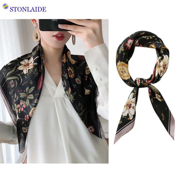 scarves designer bandana spring autumn square silk scarf shawls for women printing flowers fashion woman neck head tie, Blue;gray
scarves designer bandana spring autumn square silk scarf shawls for women printing flowers fashion woman neck head tie, Blue;gray