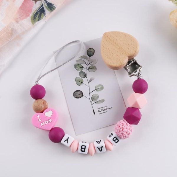 pacifiers# custom name food grade silicone beads pacifier chains safe soother clips baby holder teething chain teether
pacifiers# custom name food grade silicone beads pacifier chains safe soother clips baby holder teething chain teether