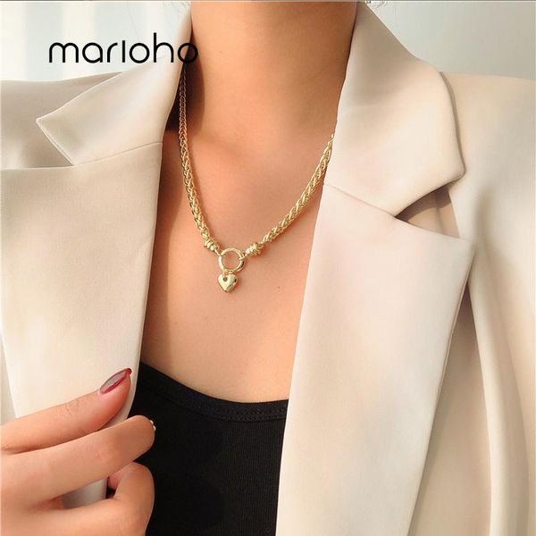 marioho ins style love heart necklace pendants vintage clavicle chain for women party wedding jewelry gift pendant necklaces, Silver
marioho ins style love heart necklace pendants vintage clavicle chain for women party wedding jewelry gift pendant necklaces, Silver
