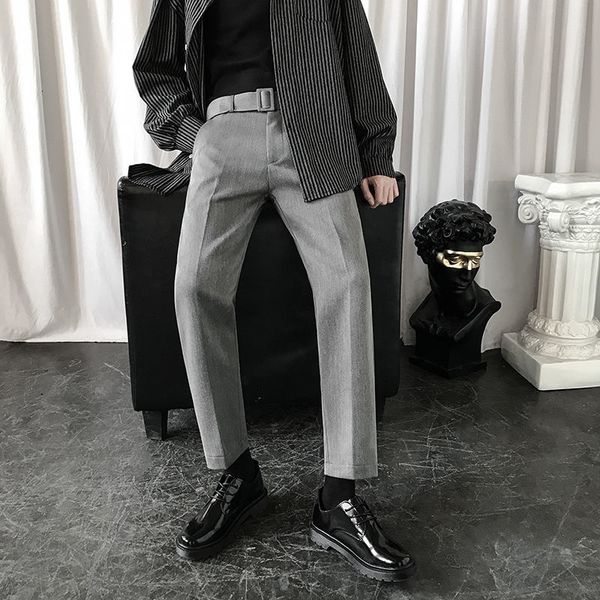 men's pants slim fit casual business design cotton formal stripe trousers fashion grey/black color suit 9cyc
men's pants slim fit casual business design cotton formal stripe trousers fashion grey/black color suit 9cyc