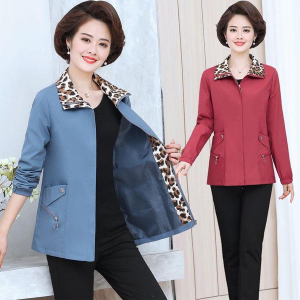women's jackets 2021 middle-aged women windbreaker spring autumn jacket coat long-sleeved zipper leopard plus size casual outerwear & c, Black;brown
women's jackets 2021 middle-aged women windbreaker spring autumn jacket coat long-sleeved zipper leopard plus size casual outerwear & c, Black;brown
