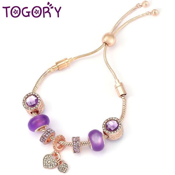 charm bracelets purple crystal heart to pendant with murano glass beads for women wife jewelry gift, Golden;silver
charm bracelets purple crystal heart to pendant with murano glass beads for women wife jewelry gift, Golden;silver