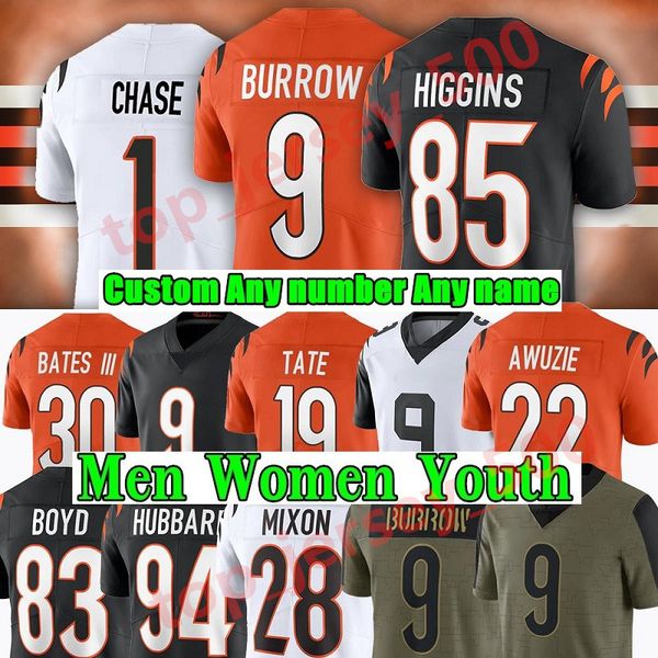 9 joe burrow 1 ja'marr chase jersey tee higgins joe mixon 83 tyler boyd jessie bates iii sam hubbard boomer esiason logan wilson brando, Black;red
9 joe burrow 1 ja'marr chase jersey tee higgins joe mixon 83 tyler boyd jessie bates iii sam hubbard boomer esiason logan wilson brando, Black;red