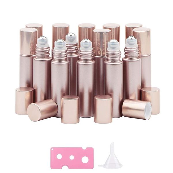 14pcs/lot 10ml matte glass roller bottles essential oil roll on with stainless steel balls perfume vials sets storage & jars
14pcs/lot 10ml matte glass roller bottles essential oil roll on with stainless steel balls perfume vials sets storage & jars