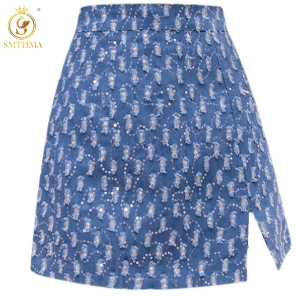 women's denim skirt female fashion sequined hole a-line high waist casual jupe 210520, Black
women's denim skirt female fashion sequined hole a-line high waist casual jupe 210520, Black