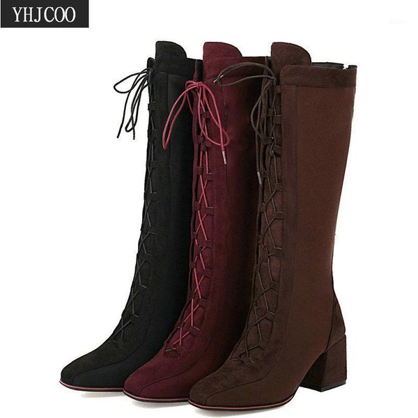boots warm winter women fashion lace up shoes for high heels rome style knee wide calf1, Black
boots warm winter women fashion lace up shoes for high heels rome style knee wide calf1, Black