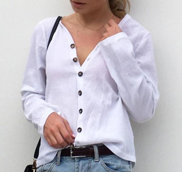 women's blouses & shirts missky woman blouse white color single-breasted loose shirt cardigan long sleeve and v-neck leisure female
women's blouses & shirts missky woman blouse white color single-breasted loose shirt cardigan long sleeve and v-neck leisure female