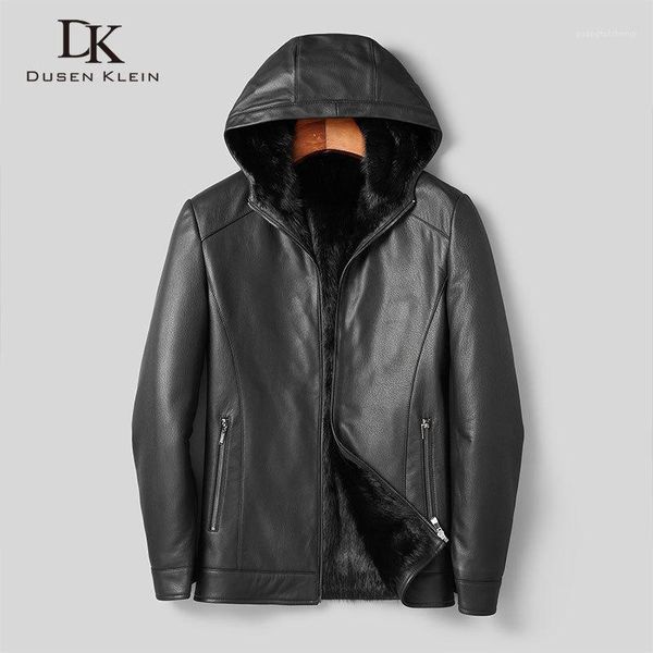 men's leather & faux men winter coat warm jackets thick outerwear genuine sheepskin+ 2021 hooded jacket t1878, Black
men's leather & faux men winter coat warm jackets thick outerwear genuine sheepskin+ 2021 hooded jacket t1878, Black