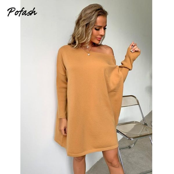 pofash solid loose women's mini dress long sleeves spring strapless dresses female fashion home elegant vestidos 2021 casual, Black;gray
pofash solid loose women's mini dress long sleeves spring strapless dresses female fashion home elegant vestidos 2021 casual, Black;gray