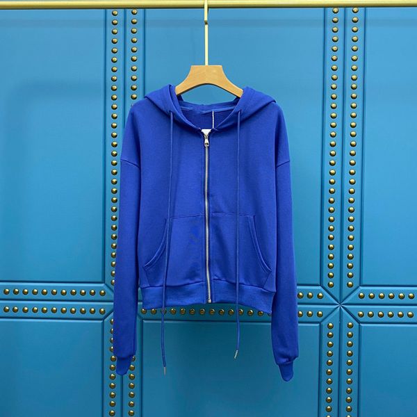 21 early autumn new arc de embroidery zipper two-color series sweater for lovers, Black
21 early autumn new arc de embroidery zipper two-color series sweater for lovers, Black