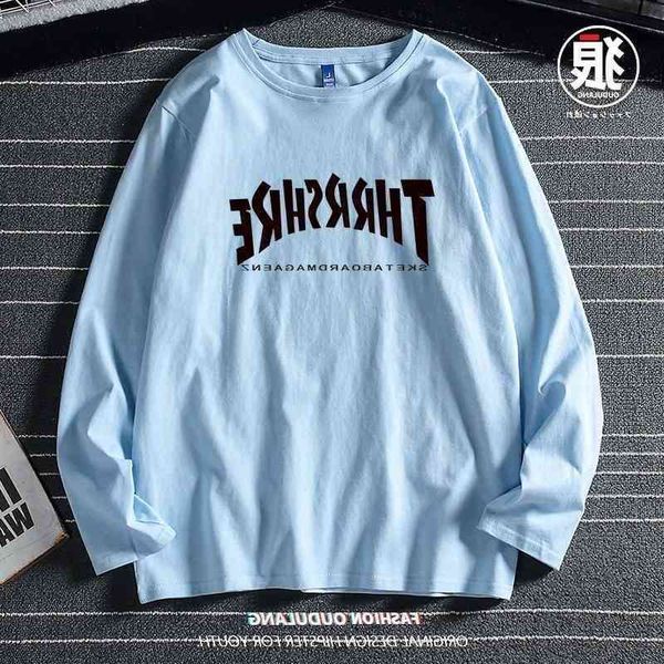 men's t-shirt autumn new round neck youth fashion large, Black
men's t-shirt autumn new round neck youth fashion large, Black