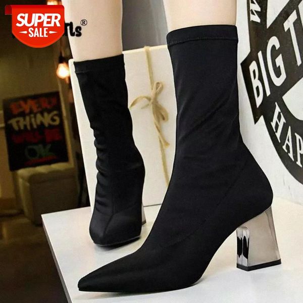 dropship new women boots pointed toe lycra elastic female mid calf boots autumn winter high heels short boot shoe #yu69, Black
dropship new women boots pointed toe lycra elastic female mid calf boots autumn winter high heels short boot shoe #yu69, Black