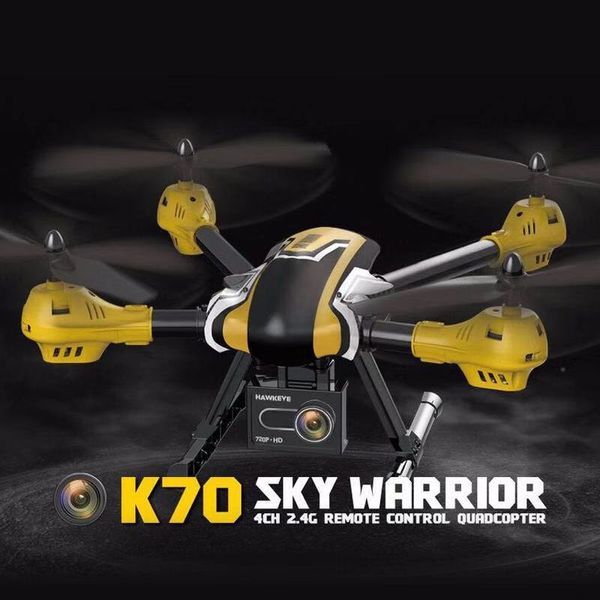 

all new k70 wifi fpv remote control large size big drone with 2mp camera hd one-key-return altitude hold rc quadcopter dron rtf