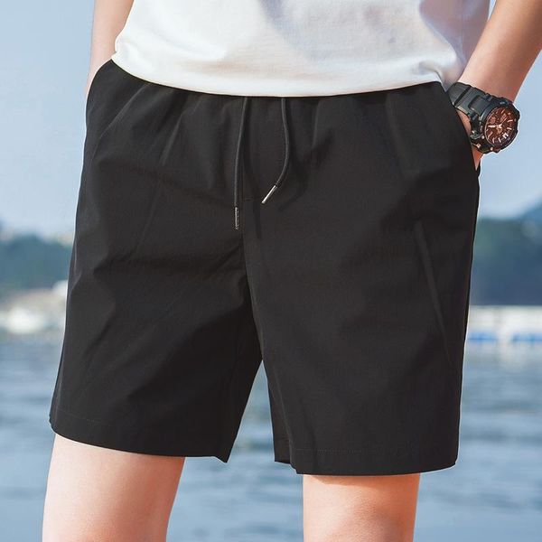 men's shorts 2021 summer men fifth pants korean style loose thin plus size sports casual, White;black
men's shorts 2021 summer men fifth pants korean style loose thin plus size sports casual, White;black