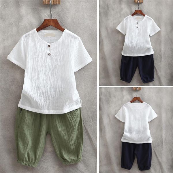 baby boys clothes set kids summer short sleeve pants 2pieces suit children clothing linen, White
baby boys clothes set kids summer short sleeve pants 2pieces suit children clothing linen, White
