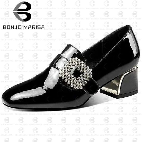 dress shoes bonjomarisa elegant ol female solid concise decorating office pumps women 2021 med chunky heels woman, Black
dress shoes bonjomarisa elegant ol female solid concise decorating office pumps women 2021 med chunky heels woman, Black