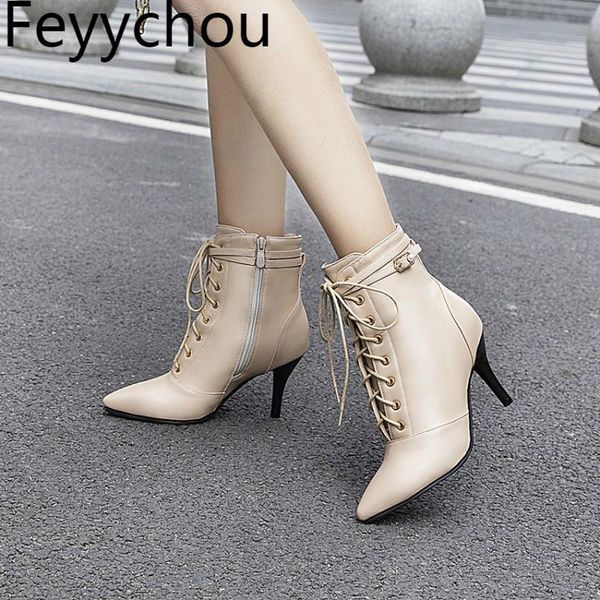 boots women's autumn winter super high heel pointed toe cross-tied zip wild pu ankle thin 2021 fashion wine red, Black
boots women's autumn winter super high heel pointed toe cross-tied zip wild pu ankle thin 2021 fashion wine red, Black