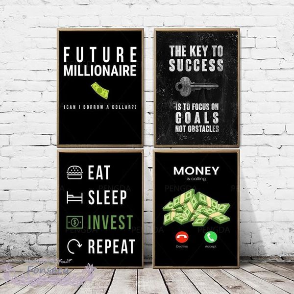 paintings motivational quotes modular pictures money is calling eat sleep invest repeat canvas modern wall art printed poster
paintings motivational quotes modular pictures money is calling eat sleep invest repeat canvas modern wall art printed poster