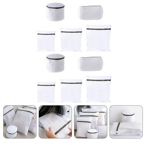laundry bags 10pcs washing machine net mesh bag for clothes underwear
