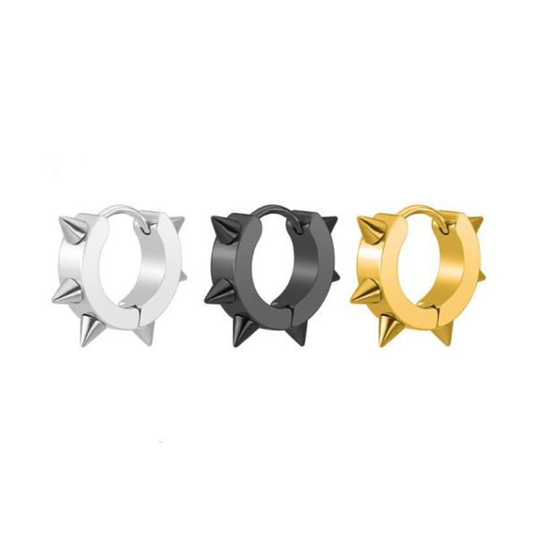 non mainstream punk rivet pointed cone earrings stainless steel piercing personality ring round barbed
non mainstream punk rivet pointed cone earrings stainless steel piercing personality ring round barbed