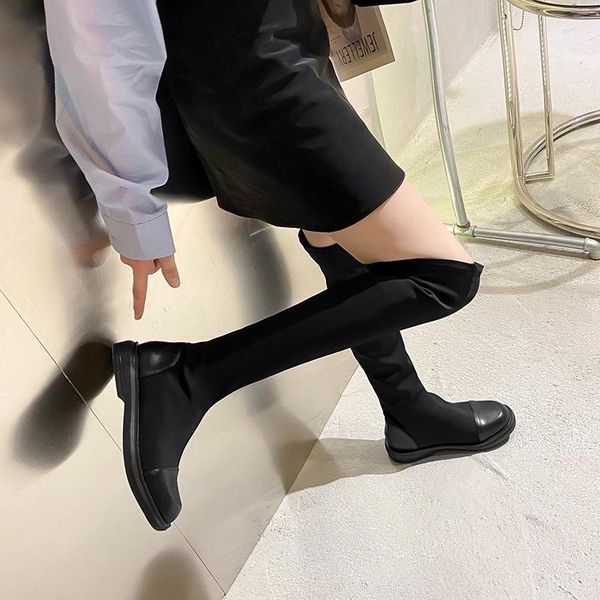 boots over-the-knee women's fall/winter 2021 net red stretch flat-bottomed high-tube large size 35-41-43, Black
boots over-the-knee women's fall/winter 2021 net red stretch flat-bottomed high-tube large size 35-41-43, Black