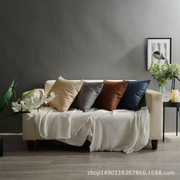 cushion/decorative pillow imitation leather pu cushion modern simple pp cotton couch
cushion/decorative pillow imitation leather pu cushion modern simple pp cotton couch