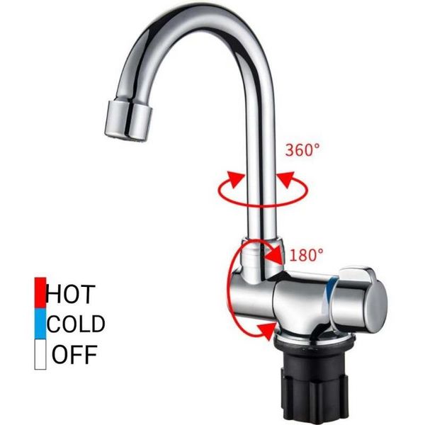 caravan boat swivel faucet folding and cold water kitchen bathroom rv marine deck hatch camper accessories atv parts