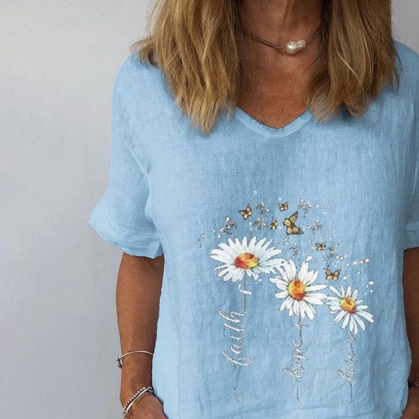 summer casual plus size dog women blouses print loose linen button tunic shirt boho dames zomer, White
summer casual plus size dog women blouses print loose linen button tunic shirt boho dames zomer, White