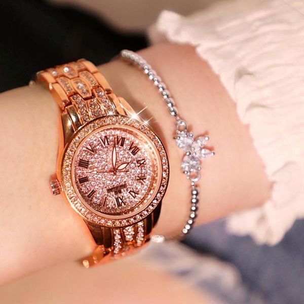 wristwatches relogio feminino women watches ladies watch rose gold fashion dress quartz diamond wristwatch, Slivery;brown
wristwatches relogio feminino women watches ladies watch rose gold fashion dress quartz diamond wristwatch, Slivery;brown