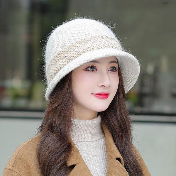 berets women fedoras winter hair knitting hat leisure elegance plus velvet keep warm earmuffs middle aged caps, Blue;gray
berets women fedoras winter hair knitting hat leisure elegance plus velvet keep warm earmuffs middle aged caps, Blue;gray
