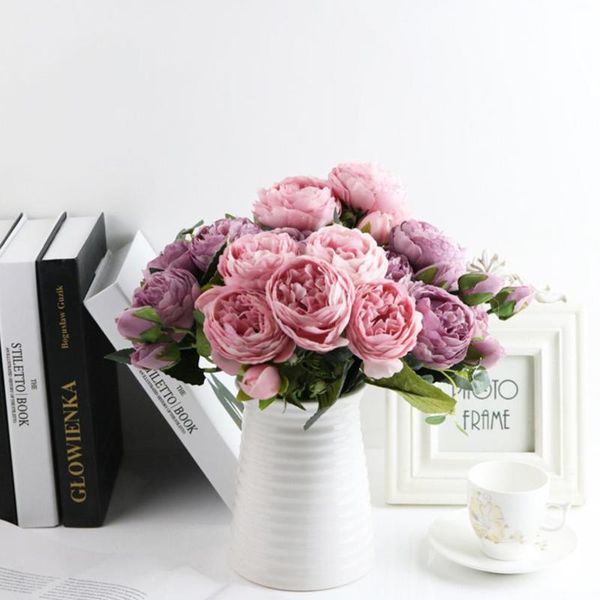 decorative flowers & wreaths 30cm rose pink silk bouquet peony artificial 5 big heads 4 small bud bride wedding home decoration fake faux
decorative flowers & wreaths 30cm rose pink silk bouquet peony artificial 5 big heads 4 small bud bride wedding home decoration fake faux