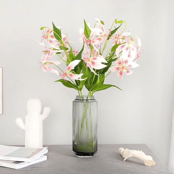 decorative flowers & wreaths single branch 73cm pink flame lily diy artificial flower home decoration wedding carnival party ar
decorative flowers & wreaths single branch 73cm pink flame lily diy artificial flower home decoration wedding carnival party ar