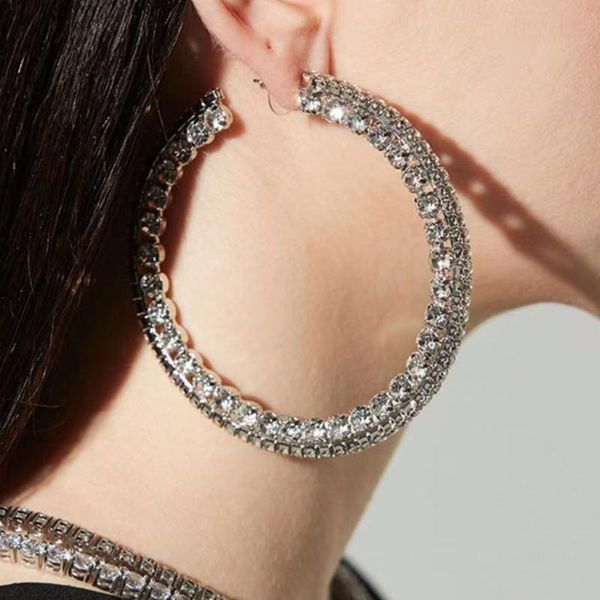 hoop & huggie arrival shiny rhinestone earrings for women fashion jewelry maxi ladys' statement accessories, Golden;silver
hoop & huggie arrival shiny rhinestone earrings for women fashion jewelry maxi ladys' statement accessories, Golden;silver