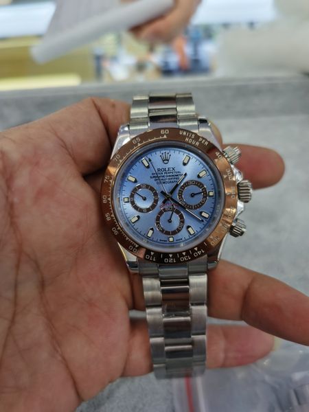 with original box luxury mens watches 116500ln watch montre de luxe automatic wristwatches steel ring bezel 316l adustable folding buckle 20, Slivery;brown
with original box luxury mens watches 116500ln watch montre de luxe automatic wristwatches steel ring bezel 316l adustable folding buckle 20, Slivery;brown