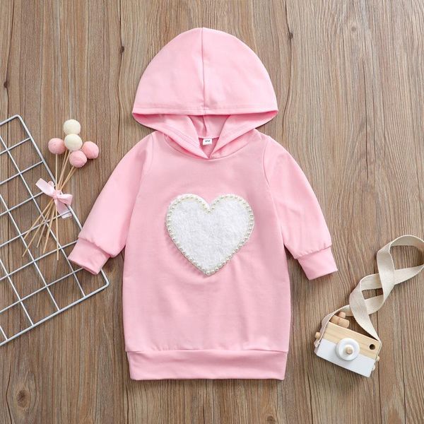 girl's dresses spring children casual long sleeve dress fresh color fashion pearl heart embroidered hooded short for kids girls,1-5 yea, Red;yellow
girl's dresses spring children casual long sleeve dress fresh color fashion pearl heart embroidered hooded short for kids girls,1-5 yea, Red;yellow