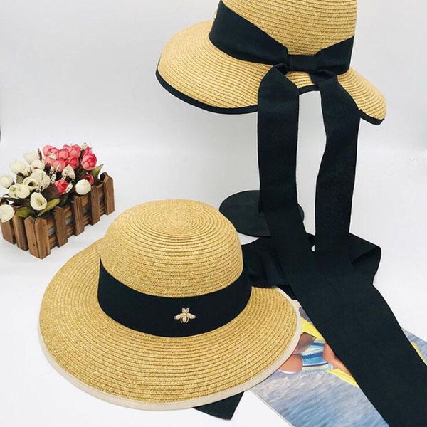 stingy brim hats summer long bowtie ribbon paper straw women's cool nice beautiful fashion sun beach for women, Blue;gray
stingy brim hats summer long bowtie ribbon paper straw women's cool nice beautiful fashion sun beach for women, Blue;gray