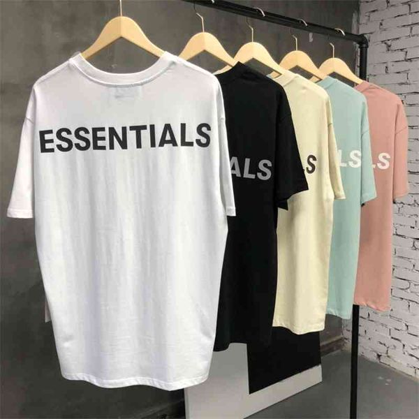 feel of god fog double line ess high street 3m reflective letter round neck short sleeve t-shirt for men and women, Black
feel of god fog double line ess high street 3m reflective letter round neck short sleeve t-shirt for men and women, Black