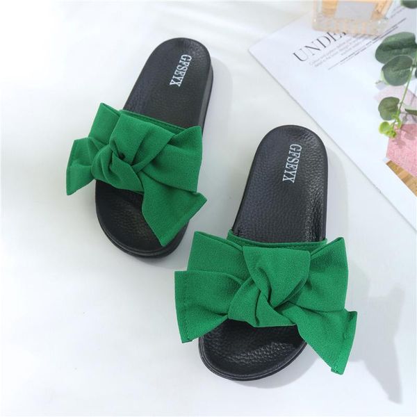 summer women round head bowknot slippers green flat heels slides lady outdoor beach sandals flip flop puls size shoes, Black
summer women round head bowknot slippers green flat heels slides lady outdoor beach sandals flip flop puls size shoes, Black