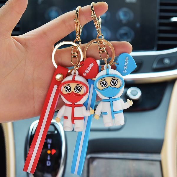 2021 fashion keychain anti angel pendant medical staff protective clothing key chain white angel counterforce pendant epidemic souvenir, Slivery;golden
2021 fashion keychain anti angel pendant medical staff protective clothing key chain white angel counterforce pendant epidemic souvenir, Slivery;golden