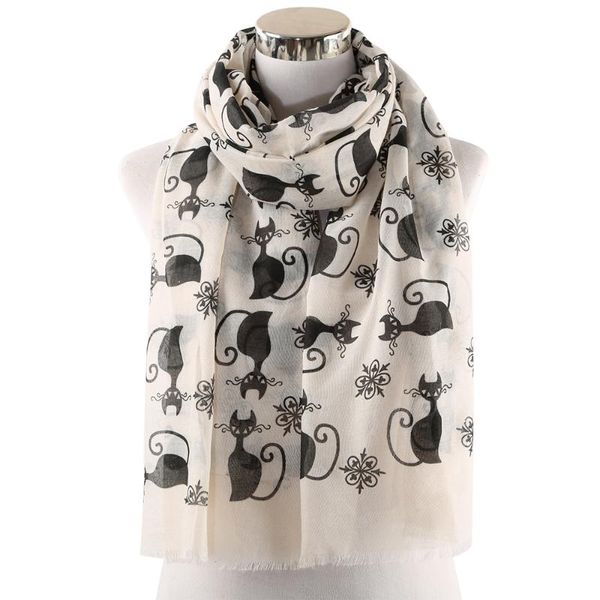 scarves winfox pink grey cute black cat print ladies long scarf shawl for womens hijab foulard, Blue;gray
scarves winfox pink grey cute black cat print ladies long scarf shawl for womens hijab foulard, Blue;gray