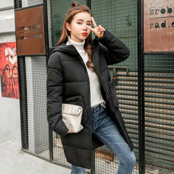 goods in stock pattern down cotton girls long fund leisure time easy will cotton-padded thickening loose coat winter women's & parkas, Black
goods in stock pattern down cotton girls long fund leisure time easy will cotton-padded thickening loose coat winter women's & parkas, Black