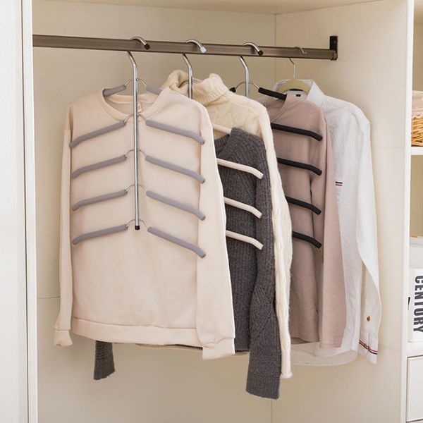 multilayer fish bone shape stainless steel clothing storage racks clothes hanger holder wardrobe laundry drying rack 9 hangers &
multilayer fish bone shape stainless steel clothing storage racks clothes hanger holder wardrobe laundry drying rack 9 hangers &