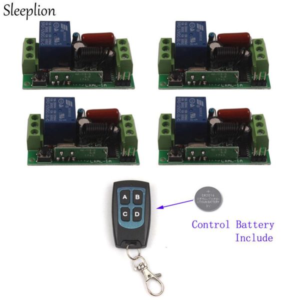 smart home control sleeplion 220v 10a 4ch switch remote 433mhz 4ch transmitter receiver module 220v switch 315mhz
smart home control sleeplion 220v 10a 4ch switch remote 433mhz 4ch transmitter receiver module 220v switch 315mhz