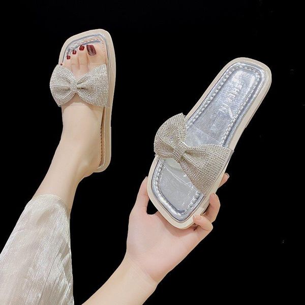 transparent slippers shoes woman 2021 butterfly-knot pantofle low luxury slides shale female beach designer soft sabot flat, Black
transparent slippers shoes woman 2021 butterfly-knot pantofle low luxury slides shale female beach designer soft sabot flat, Black